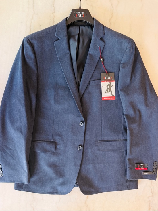 Van Heusen Other - Van Heusen Navy Slim Fit Flex Two-Button Sport Coat Blazer